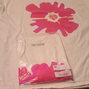 Kids White and Pink Graphic Tee